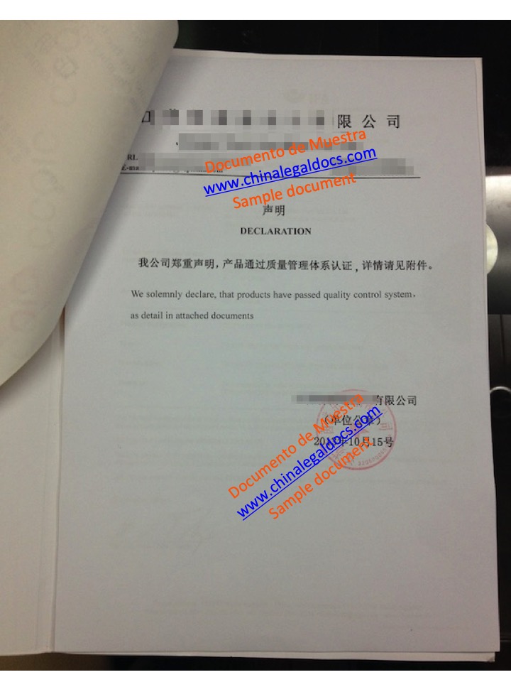 CARTA DE DECLARACION 